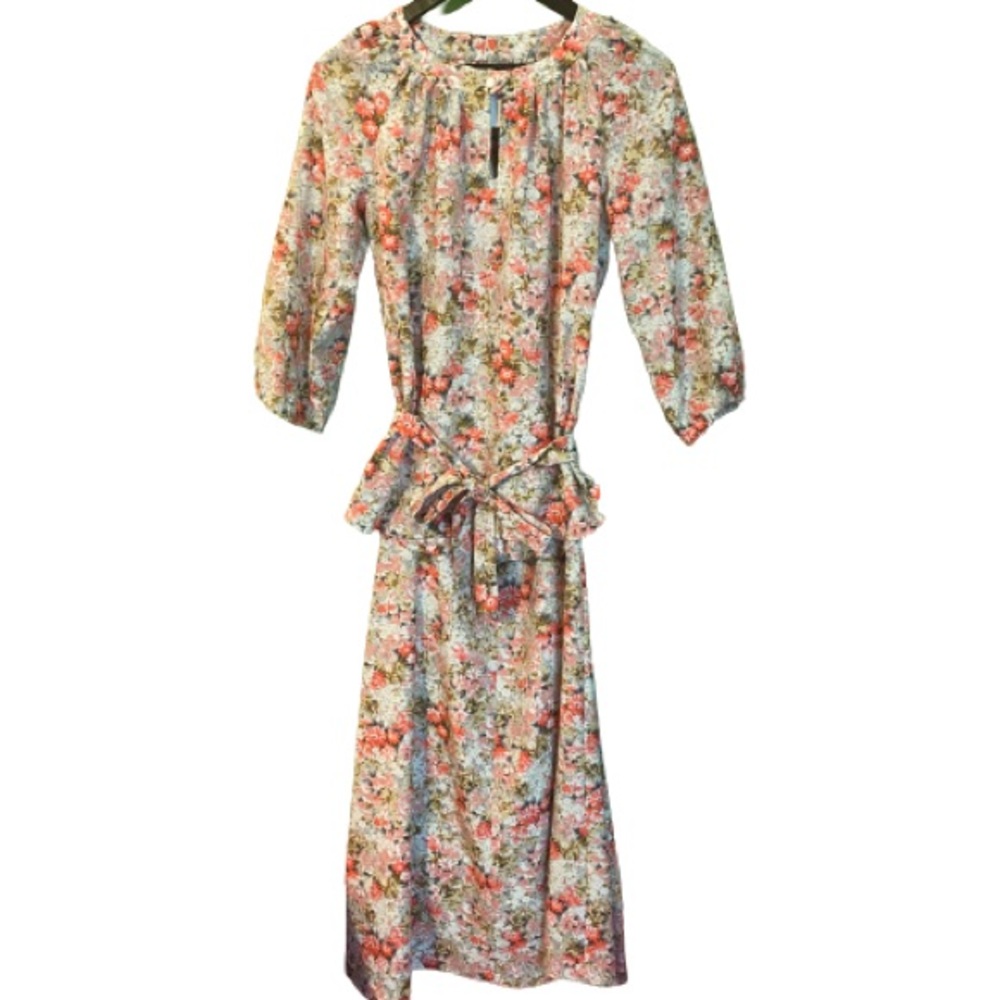 Vintage 70’s floral two piece skirt set